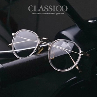 台灣 CLASSICO 眼鏡 M8 C5 (透明/銀) 皇冠型 復古鏡框【原作眼鏡】