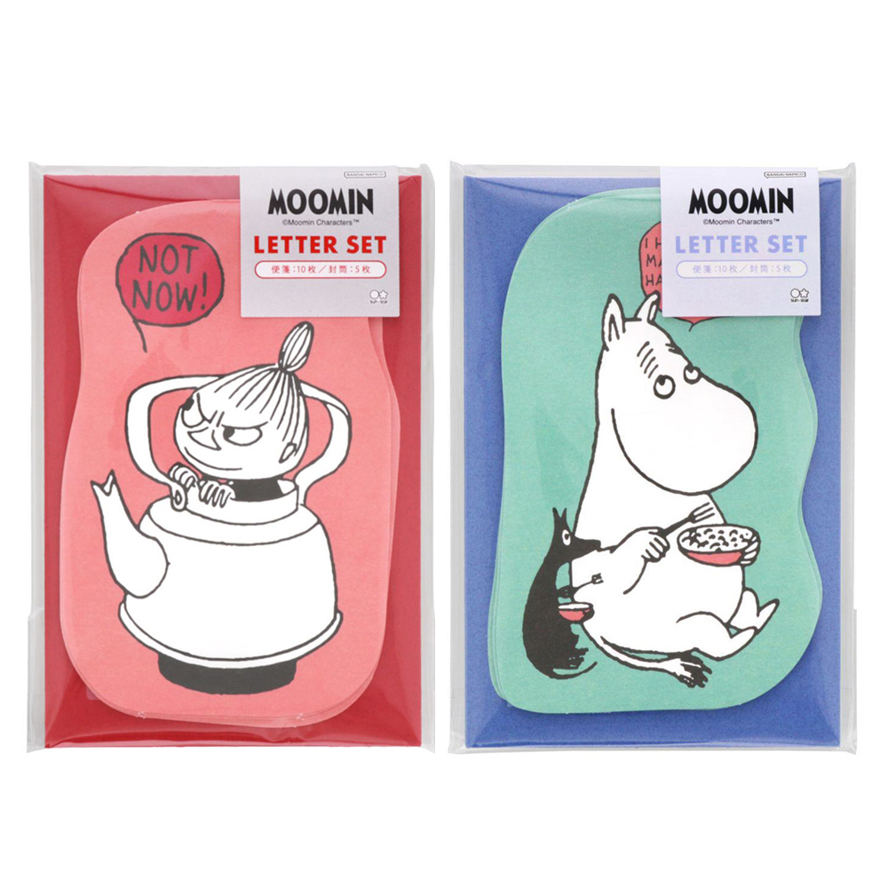 sun-star 日本製 Moomin 造型信封信紙組