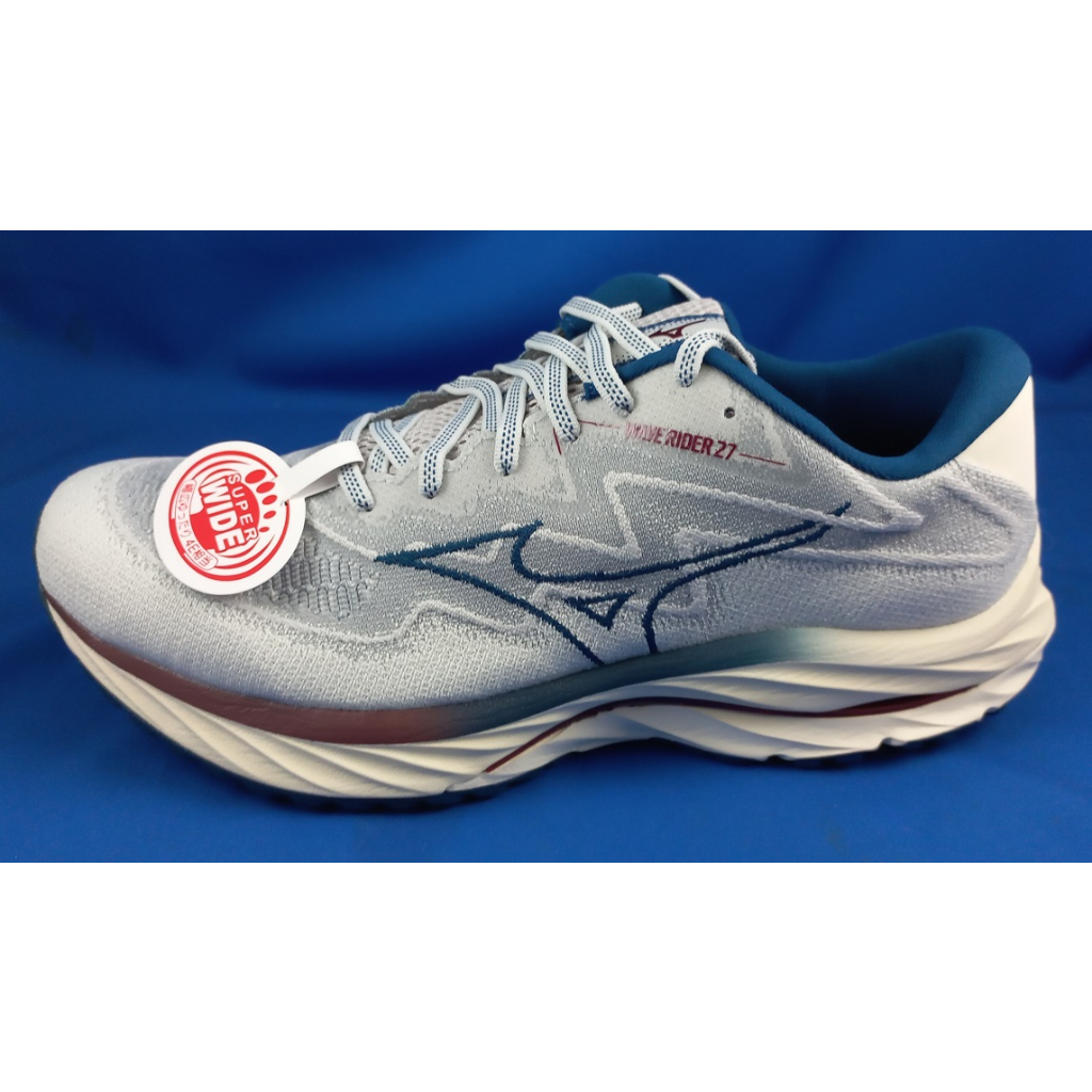 快速出貨美津濃 MIZUNO 4E超寬楦慢跑鞋 WAVE RIDER 27 SSW 型號J1GC237605 [152]