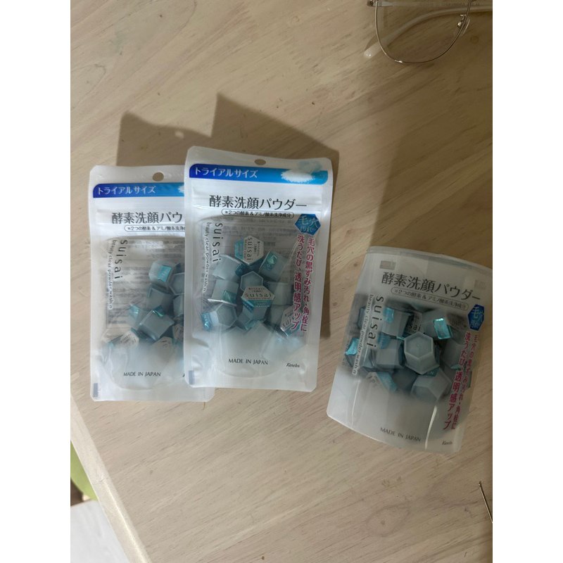 Kanebo佳麗寶 suisai 酵素洗顏粉(藍)0.4gx32顆 15顆