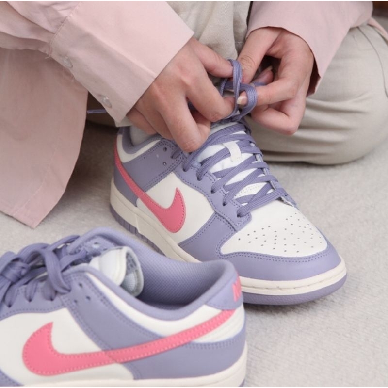 Nike Dunk Low 耐吉 女鞋 粉紫葡萄 史黛拉兔配色 Indigo Haze/Sail