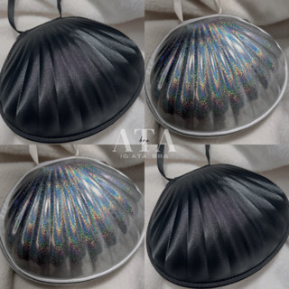 現貨 ఇ Ⅰ 胸貼bra 隱形內衣 胸貼 貝殼收納盒 質感黑/彩虹銀 外出收納包 出國收納包 貝殼 收納