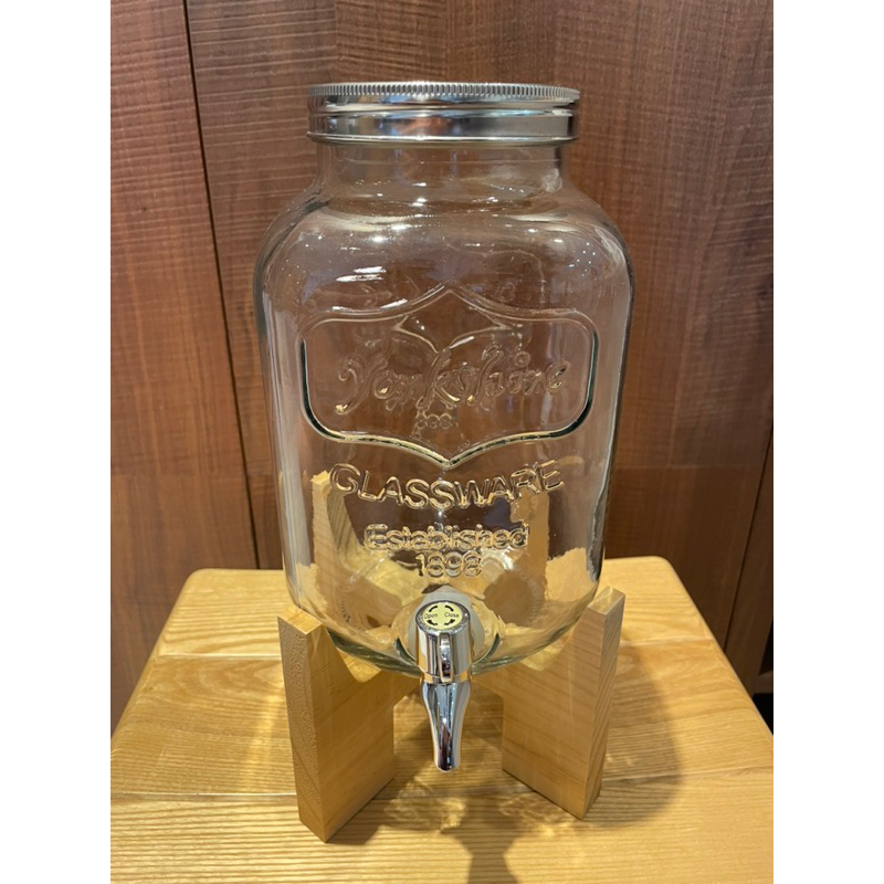 【生活工場】WORKINGHOUSE Joyful玻璃飲料罐 雞尾酒 3.5L 二手近全新 （降價出售）