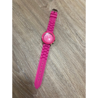 近全新 馬卡龍手錶 女性配件 手錶 禮物 粉色