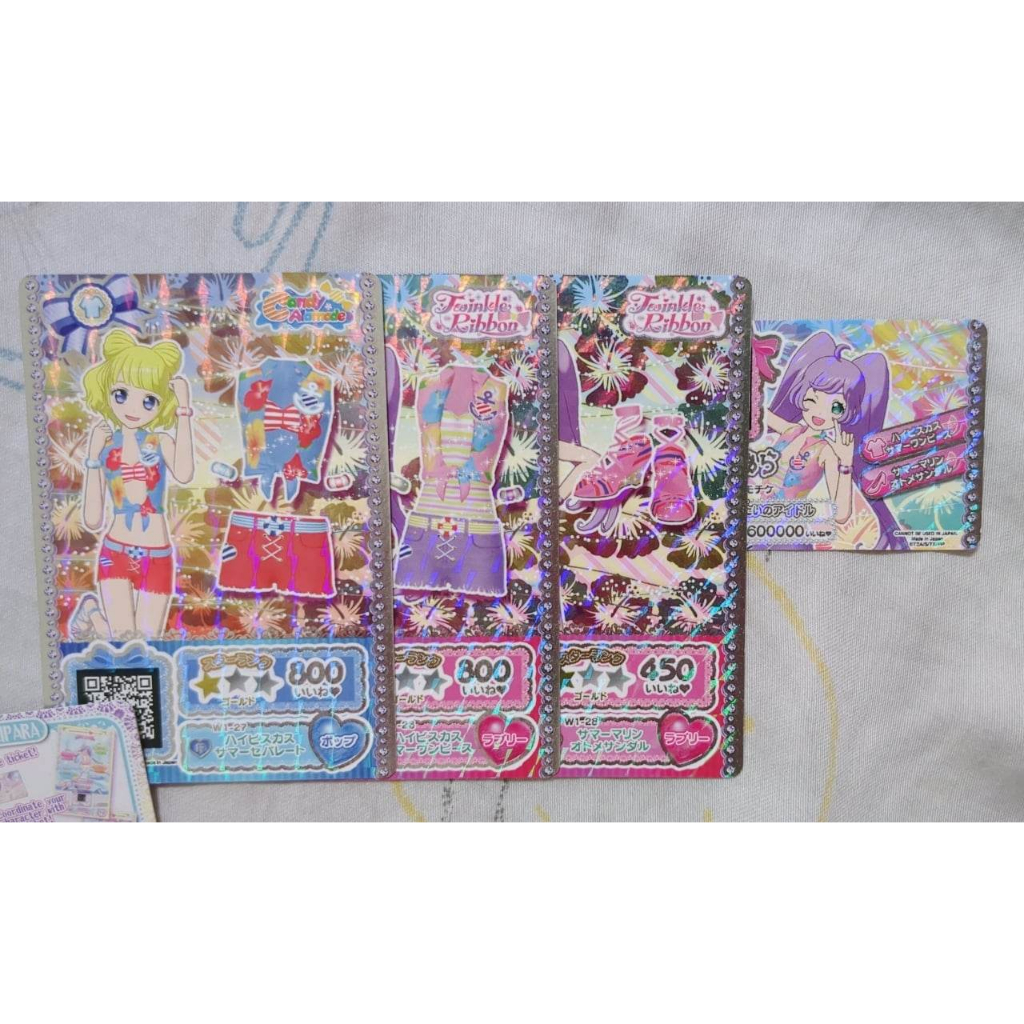 星光樂園 PriPara ✨ 第一章 第1章 R 南美莉 米蕾 真中菈菈 泳衣