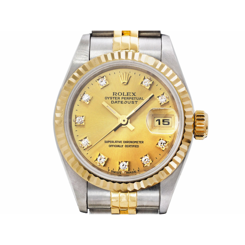 【久大御典品】ROLEX 勞力士錶 69173 女錶 26mm 中金 機械錶 日誌 保證真錶 編號:R11253