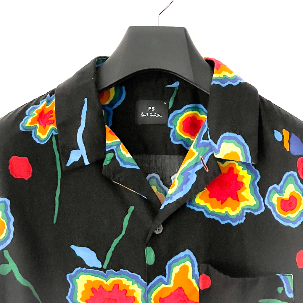 PS Paul Smith HEAT MAP FLORAL SHIRT 開襟襯衫 SIZE L
