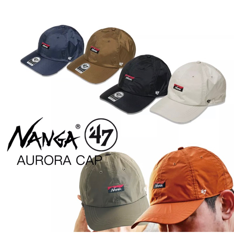 ⭕現貨⭕ 日本 NANGA × 47 AURORA CAP 防水透氣棒球帽 戶外登山帽 限量老帽 露營 帽子
