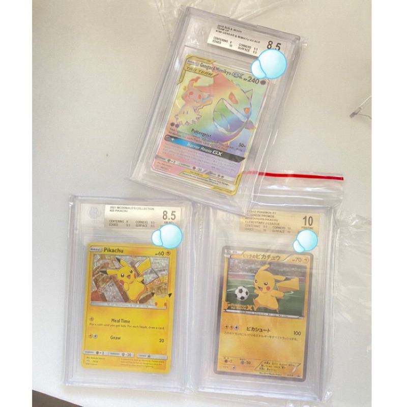 Pokémon 寶可夢 神奇寶貝 足球 皮卡丘 2014 XY BGS 10 pristine