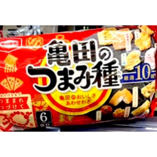 【亞菈小舖】日本零食 龜田 十種類米果點心 120g【優】
