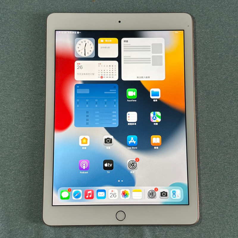 iPad 6 32G WiFi版 金 95新 功能正常 二手 Ipad6 A1893 平板 9.7吋 6代 台中