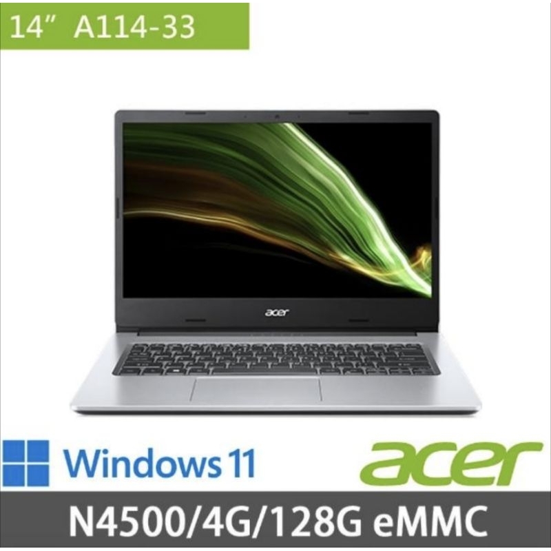 全新 Acer A114-33-C5BW  保固到2025/2月