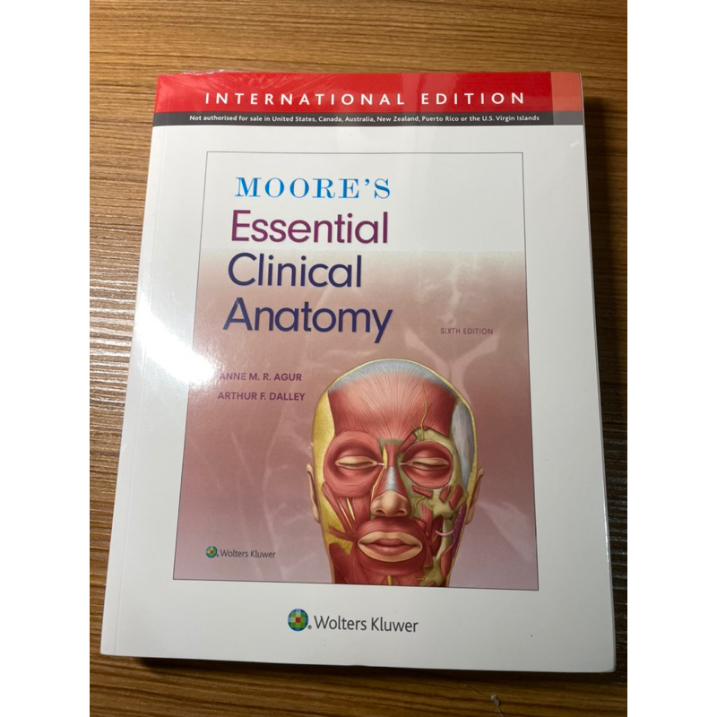 Moore’s Essential clinical anatomy 6版 實地解剖 實用解剖