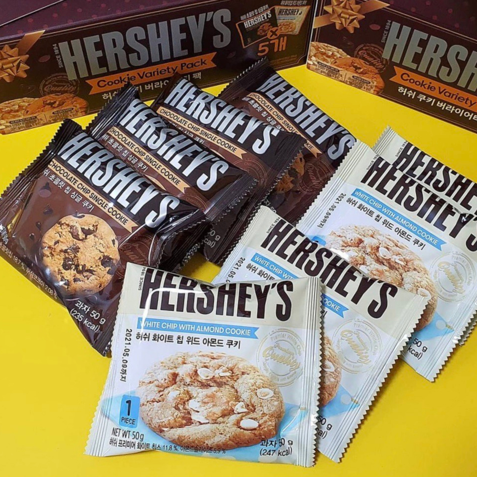 現貨)HERSHEY'S 好時 巧克力曲奇餅乾 50g 巧克力豆餅乾  曲奇餅乾 韓國 韓國代購