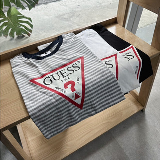 {XENO} 全新正品 GUESS CLASSIC LOGO TRIANGLE 經典 TEE 韓國 現貨