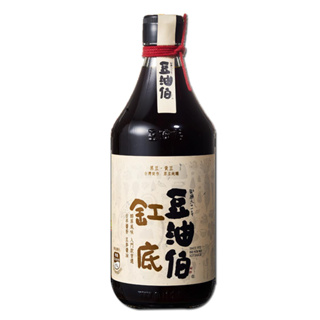 豆油伯 缸底釀造醬油500ml 盒裝1組2瓶入(使用台灣非基改黃豆)