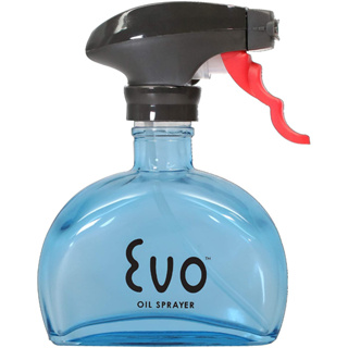 新上市 超低優惠 網紅推薦 美國EVO噴油瓶 氣炸鍋噴油瓶 噴油灌 省油 低油 藍色玻璃瓶 6oz