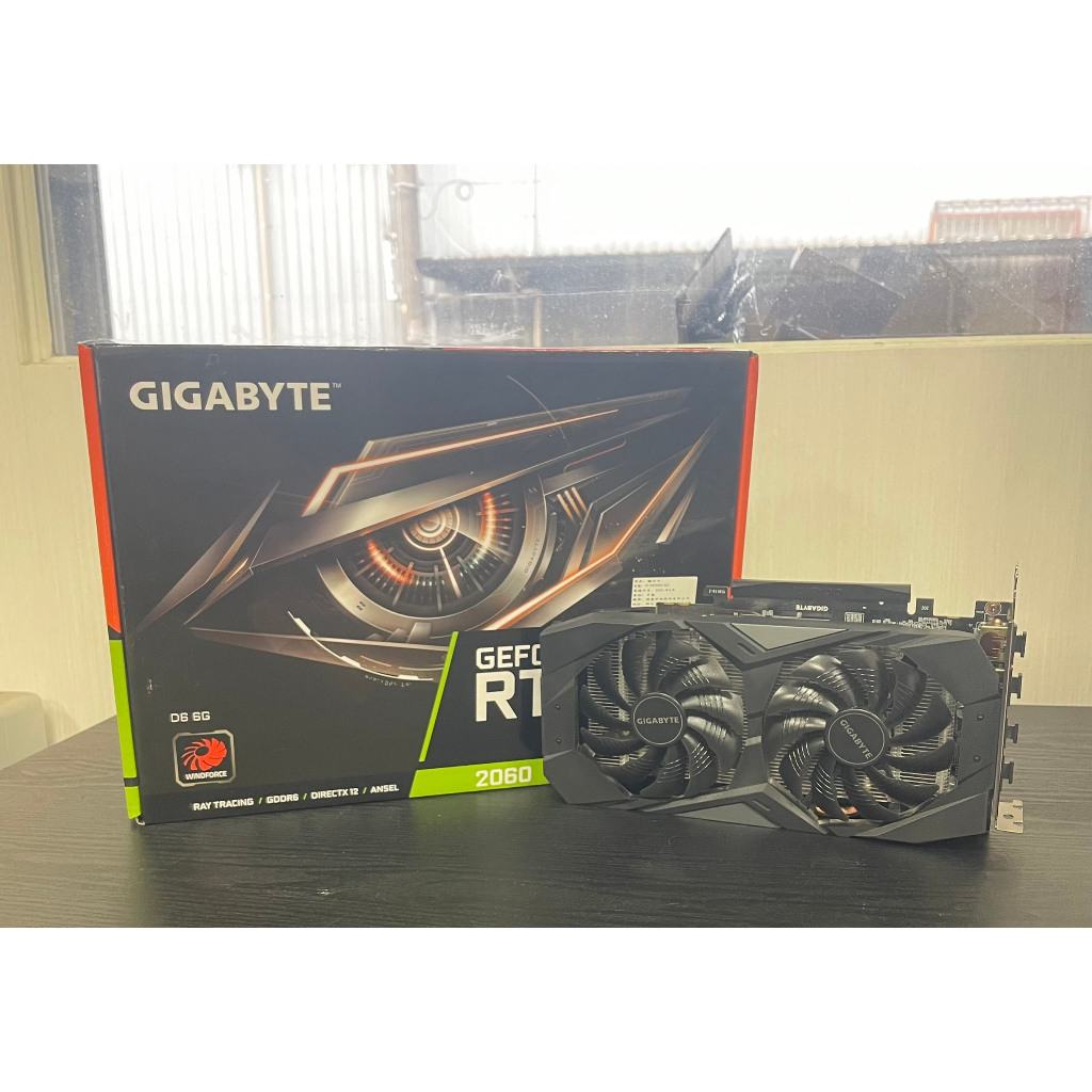 GIGABYTE 技嘉RTX2060 D6 6G顯示卡