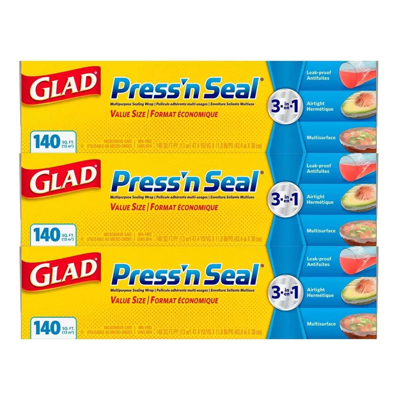 好市多costco Glad Press’n Seal 強力保鮮膜
