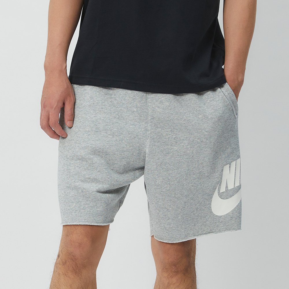 Nike ASMNK CLUB ALUMNI HBR FT SHORT 男 灰 休閒 運動 短褲 DX0503-063