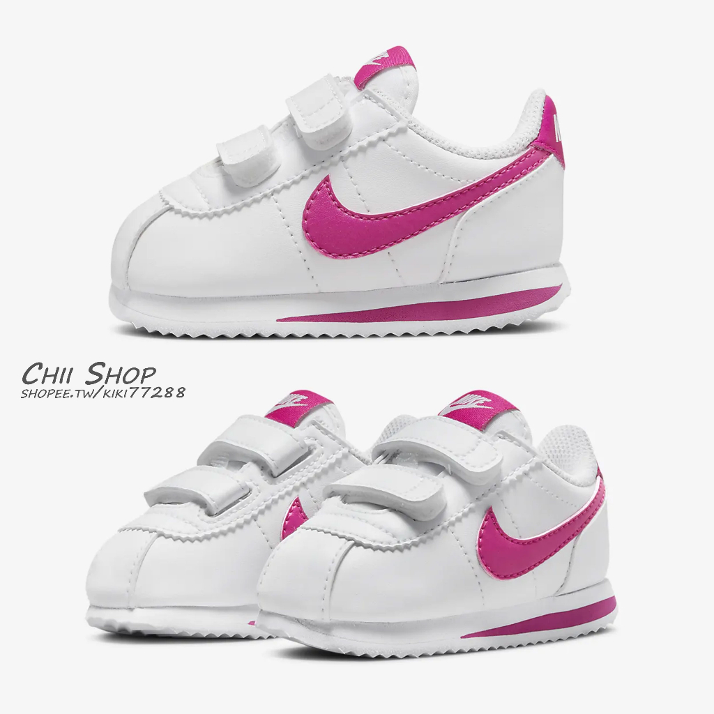 【CHII】日本 Nike CORTEZ BASIC SL 童鞋 小童 中大童 阿甘鞋 桃紅 904769-109