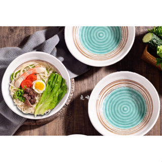 【堯峰】日式餐具 綠如意系列 8吋|9吋拉麵喇叭碗 拉麵碗|麵碗 湯碗|套組餐具系列|餐廳營業用|日式餐具系列