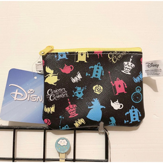 迪士尼 愛麗絲夢遊仙境 皮革票卡夾包 零錢包