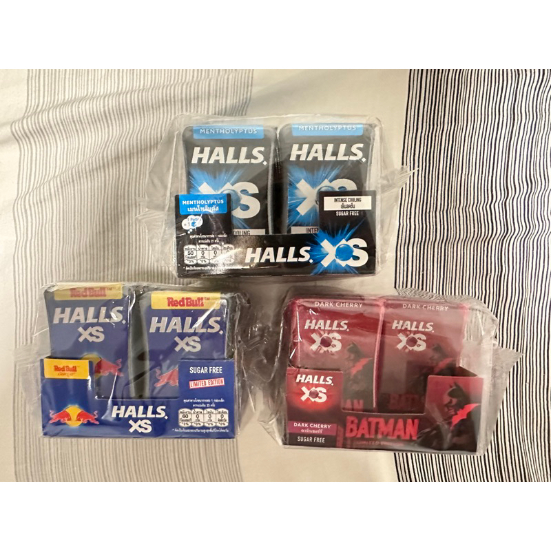 泰國 限時優惠！HALLS XS 無糖薄荷糖 薄荷 紅牛 蝙蝠限量版