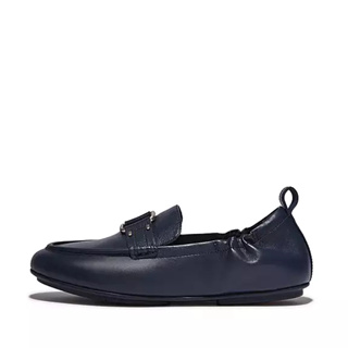 代購 Fitflop 原廠官網 ALLEGRO Stud-Buckle Loafers女鞋/深藍 US 8.5~10