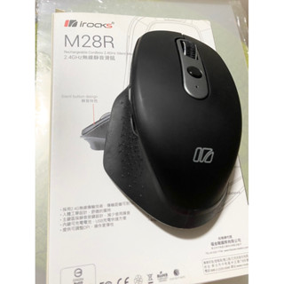 二手少用 irocks M28R 無線靜音滑鼠 2.4GHz（有原盒）