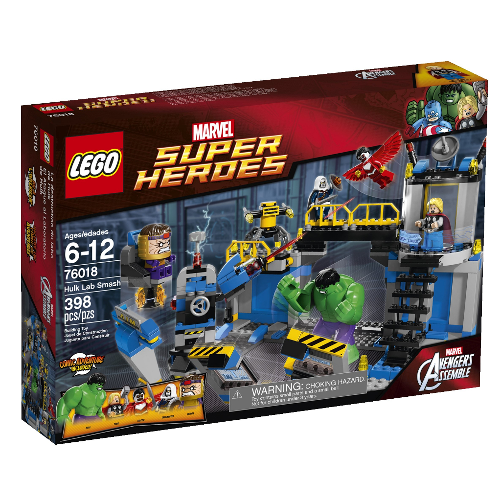 自取2100【台中翔智積木】LEGO 樂高 超級英雄系列 76018 綠巨人浩克大鬧實驗室 Hulk Lab Smash