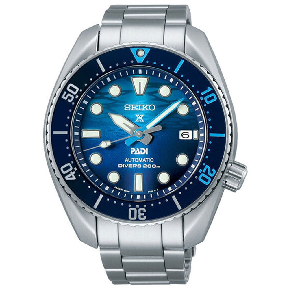 SEIKO精工PROSPEX PADI SUMO陶瓷錶圈200米潛水機械錶(SPB375J1/6R35-02C0U)