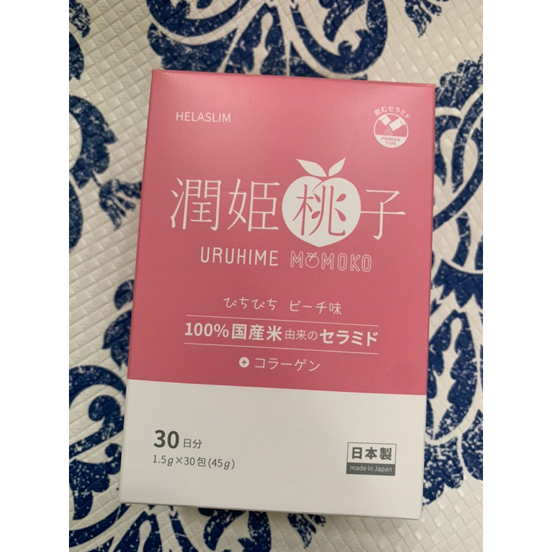 現貨 URUHIMEMOMOKO潤姬桃子 （1.5gX30條/1盒 ）神經醯胺