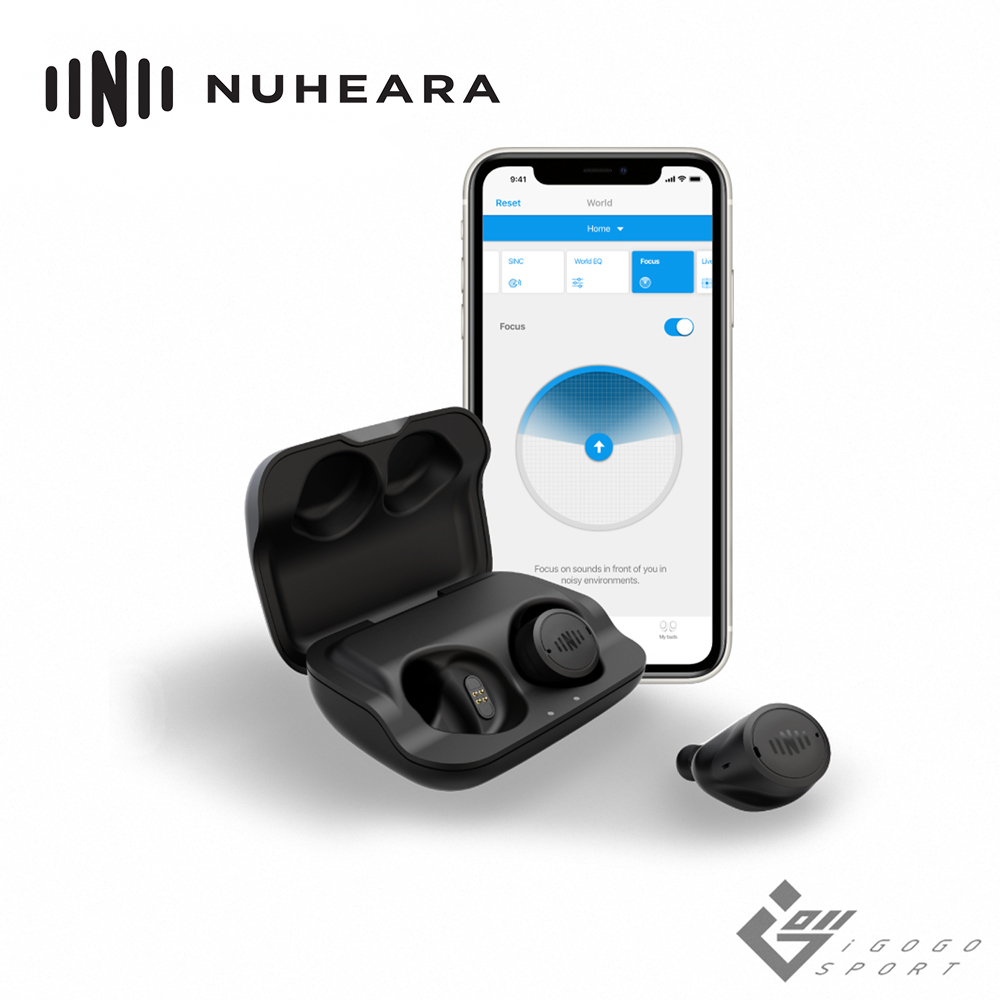 【Nuheara】IQbuds 2 MAX 降噪輔聽器藍牙耳機 ( 台灣總代理 - 原廠公司貨 )