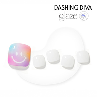 【DASHING DIVA】glaze足部凝膠美甲貼_彩霞笑臉