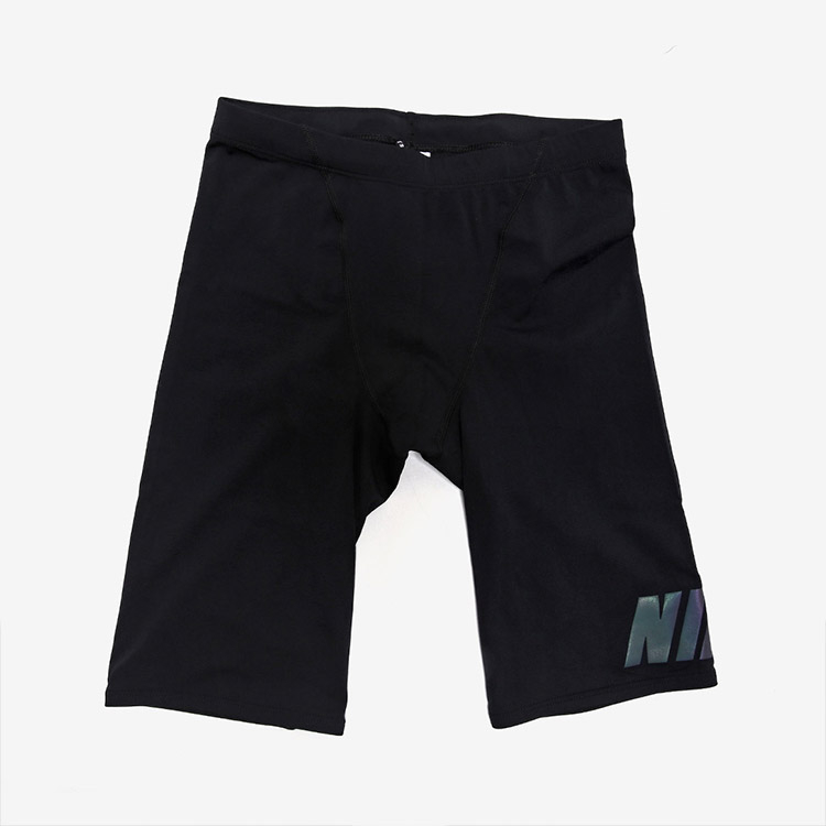 【零碼30腰】NIKE SWIM 男生 泳褲 及膝泳褲 NESSD018-006 黑色