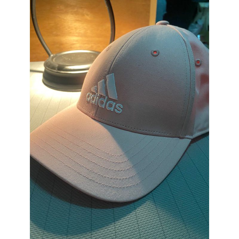 全新 ADIDAS BBALL CAP COT 運動帽 棒球帽 老帽 防曬帽 鴨舌帽（粉色）💕