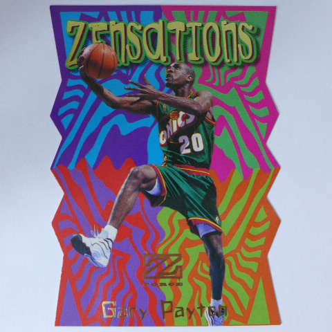 ~ Gary Payton ~手套/名人堂/蓋瑞·裴頓 1998年Z-Force.NBA七彩切割特殊卡