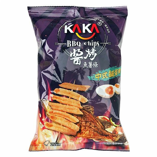 KAKA 醬烤魚薯條 中式鹹蛋黃口味(36g)【小三美日】DS015069