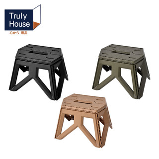 【Truly House】免安裝輕便高承重 六角加厚折疊凳/一般款(三色任選)｜露營椅 摺疊椅 釣魚椅(台灣24h出貨)