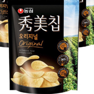 ［台灣現貨］[大包裝］停不下來的韓國零食🇰🇷重量包 Nongshim 農心 秀美原味洋芋片 85g