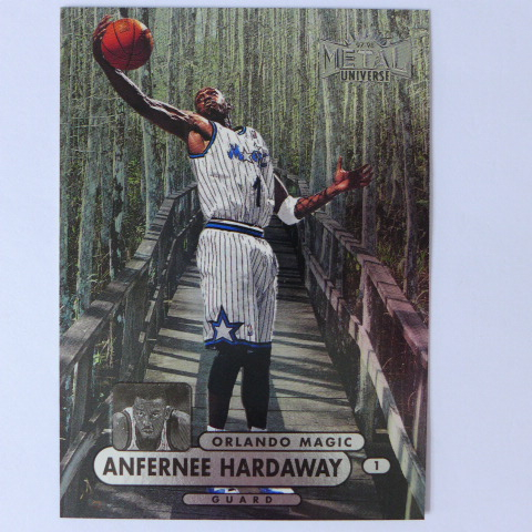 ~ Anfernee Hardaway ~Penny/魔術隊/1分錢/哈達威 1998年Metal金屬設計.NBA籃球卡