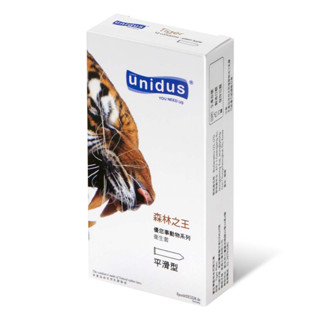Unidus 優您事動物系列保險套 森林之王 平滑型 12 入 (短效促銷 2025.08)
