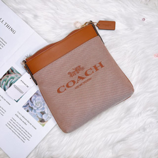 𝙏𝙃𝙀𝙍𝘼 COACH女包 COACH斜背包 Coach 專櫃款側扁包 斜背包 C0662 COACH小包