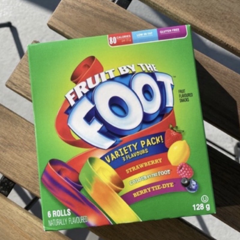 🇨🇦Fruit by the foot 捲尺糖 foot-o-long  6入 🍬零食 糖果🍓 加拿大購入！