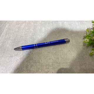金屬筆身 藍色自動原子筆 台灣嘉碩