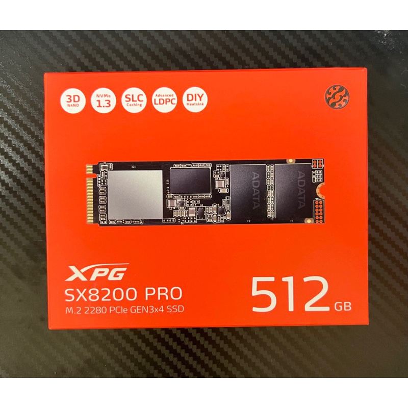 ADATA 威剛 XPG SX8200PRO M.2 2280 Gen3x4 SSD 512GB