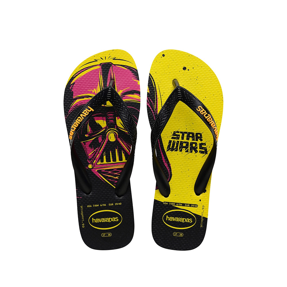 【Havaianas】哈瓦仕 Star Wars 星際大戰 黑武士 夾腳拖 人字拖 男鞋 -4135185-2127M