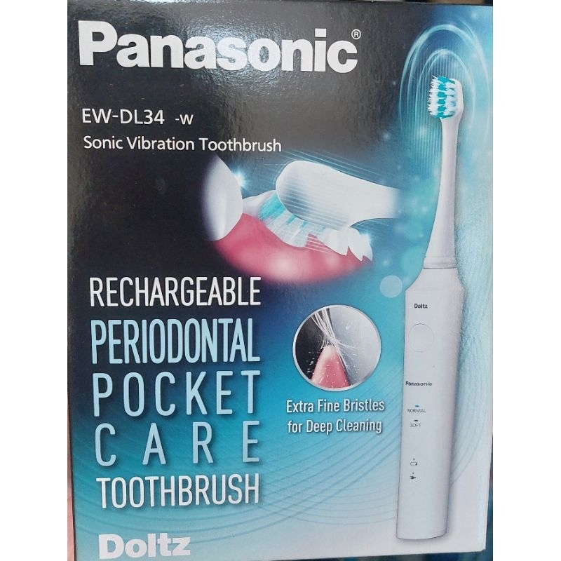 Panasonic 國際牌- 音波電動牙刷 EW-DL34