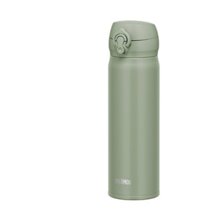 日本 THERMOS 膳魔師 超輕量不鏽鋼真空保溫瓶 JNL-506-SMKKI 綠色 500cc 彈蓋 環保 正品